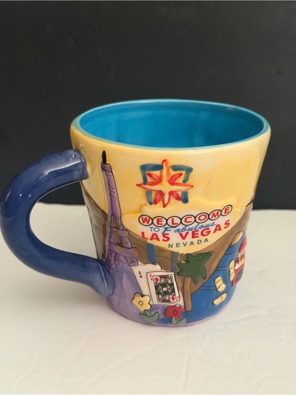 Las Vegas Hand Painted Coffee Tea  Mag